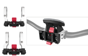 Adaptateur de cintre T-One Talon VAE, alu/plastique 31,8/25,4 mm